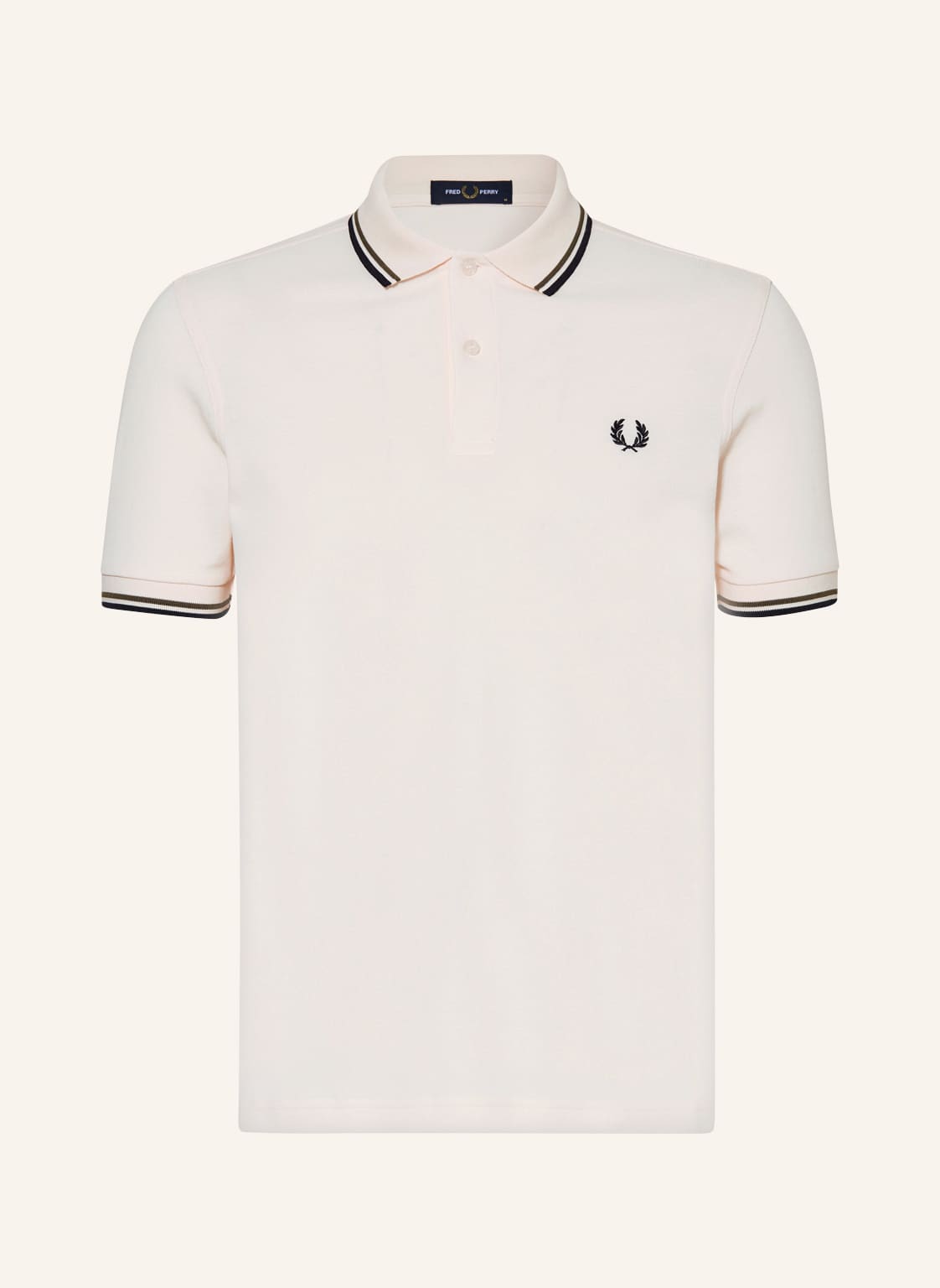 Image of Fred Perry Piqué-Poloshirt m3600 Slim Fit orange