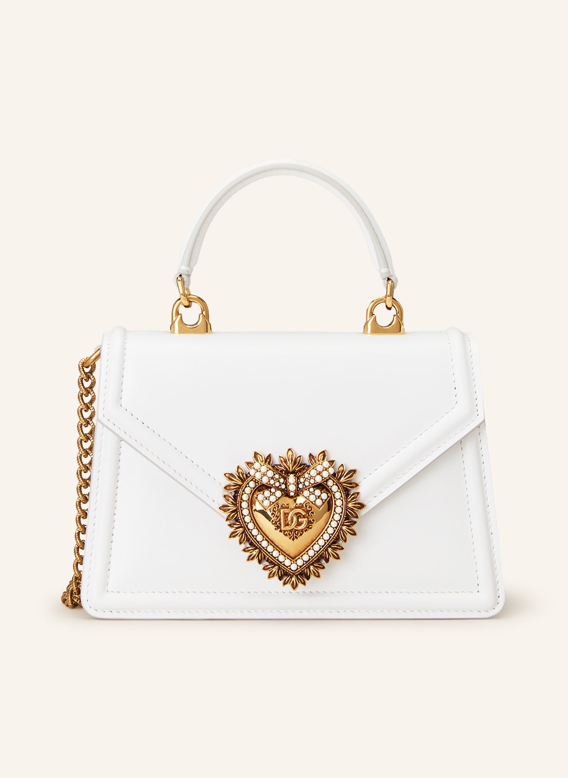 Image of Dolce & Gabbana Handtasche Devotion Mini weiss