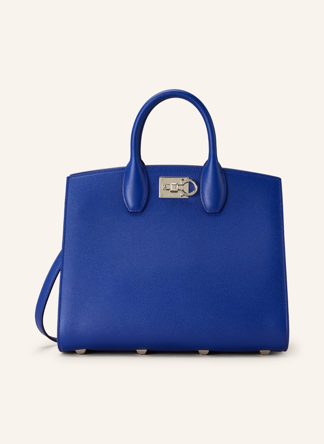 Image of Ferragamo Handtasche The Studio Mit Pouch blau
