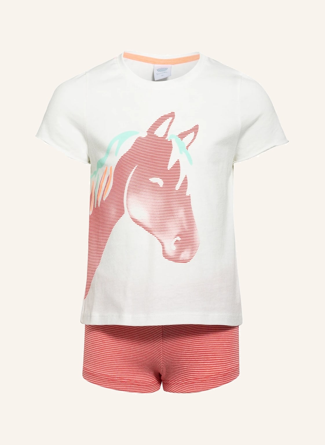 Image of Sanetta Shorty-Schlafanzug weiss