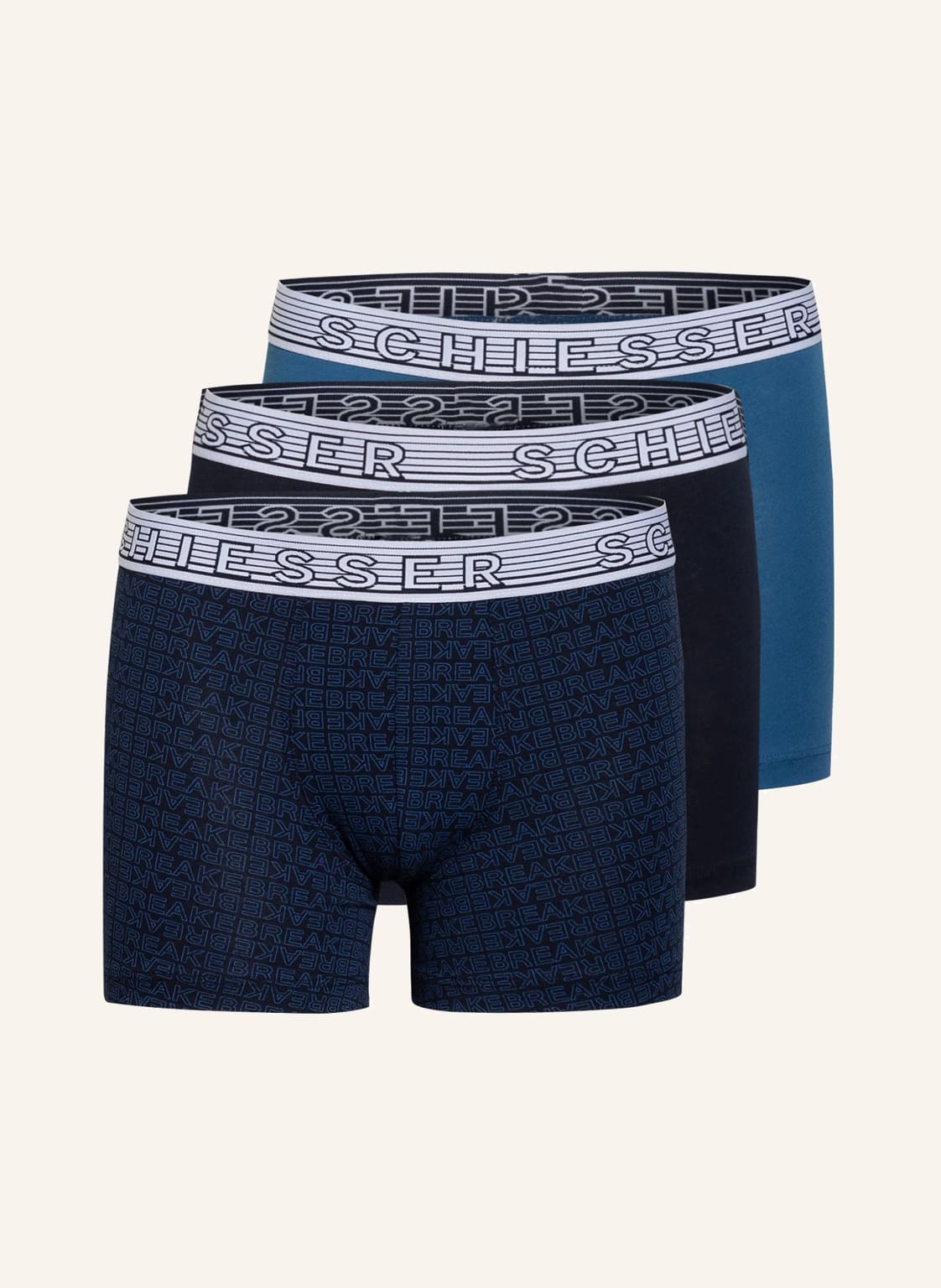 Image of Schiesser 3er-Pack Boxershorts weiss