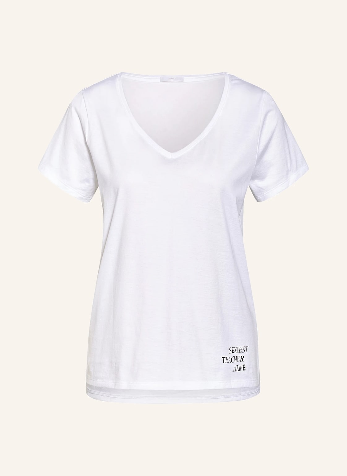 Image of Mey Lounge-Shirt Serie Homeschooling weiss