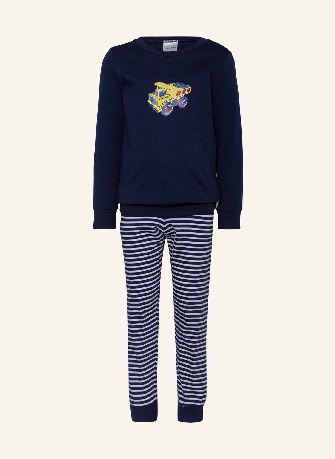 Image of Schiesser Schlafanzug blau