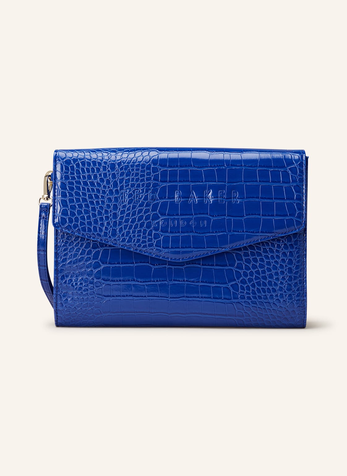 Image of Ted Baker Clutch Crocey blau