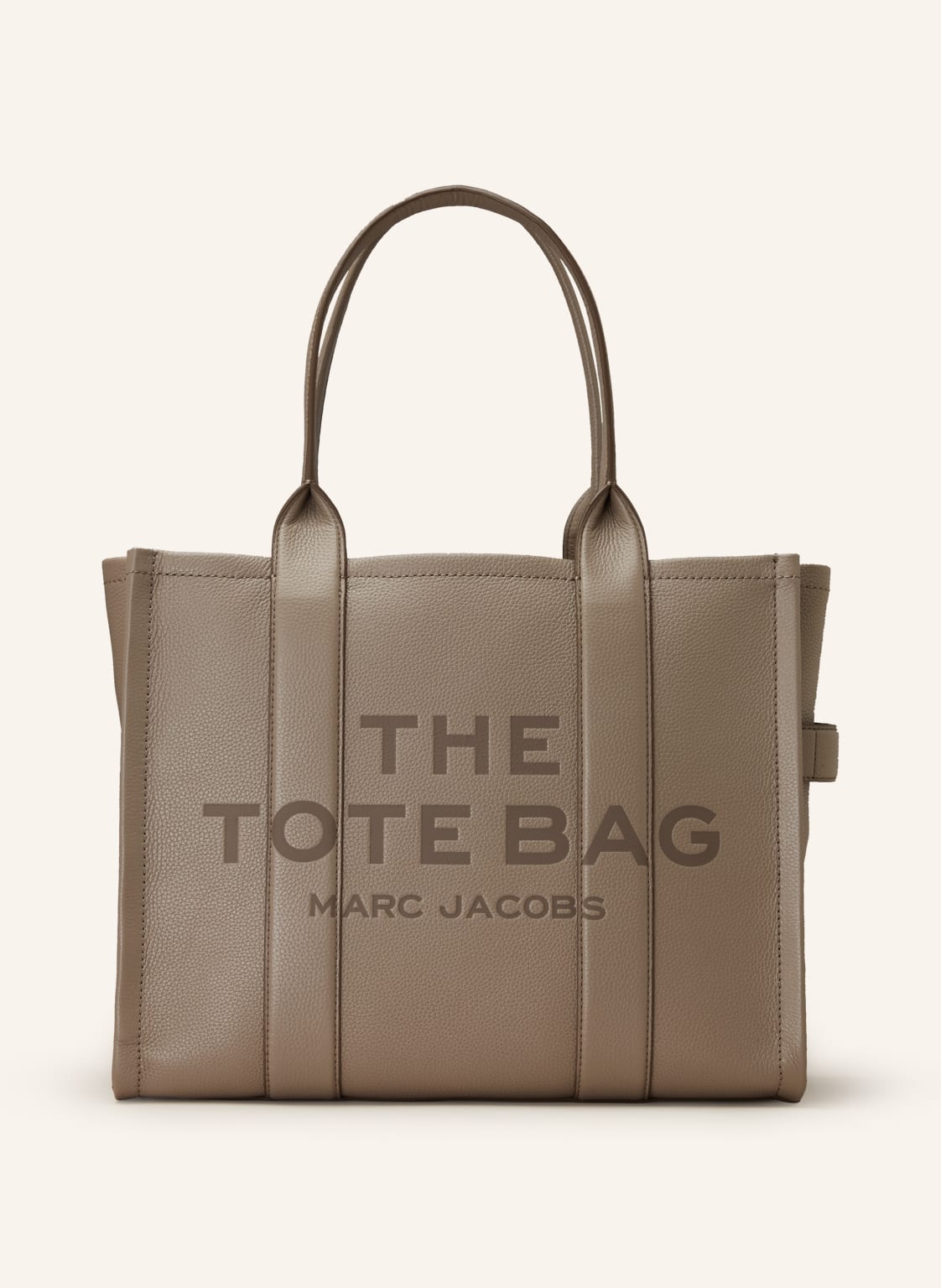 Image of Marc Jacobs Shopper The Leather Tote Bag L beige