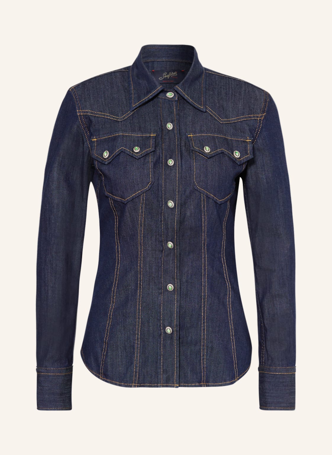 Image of Seafarer Jeansbluse blau