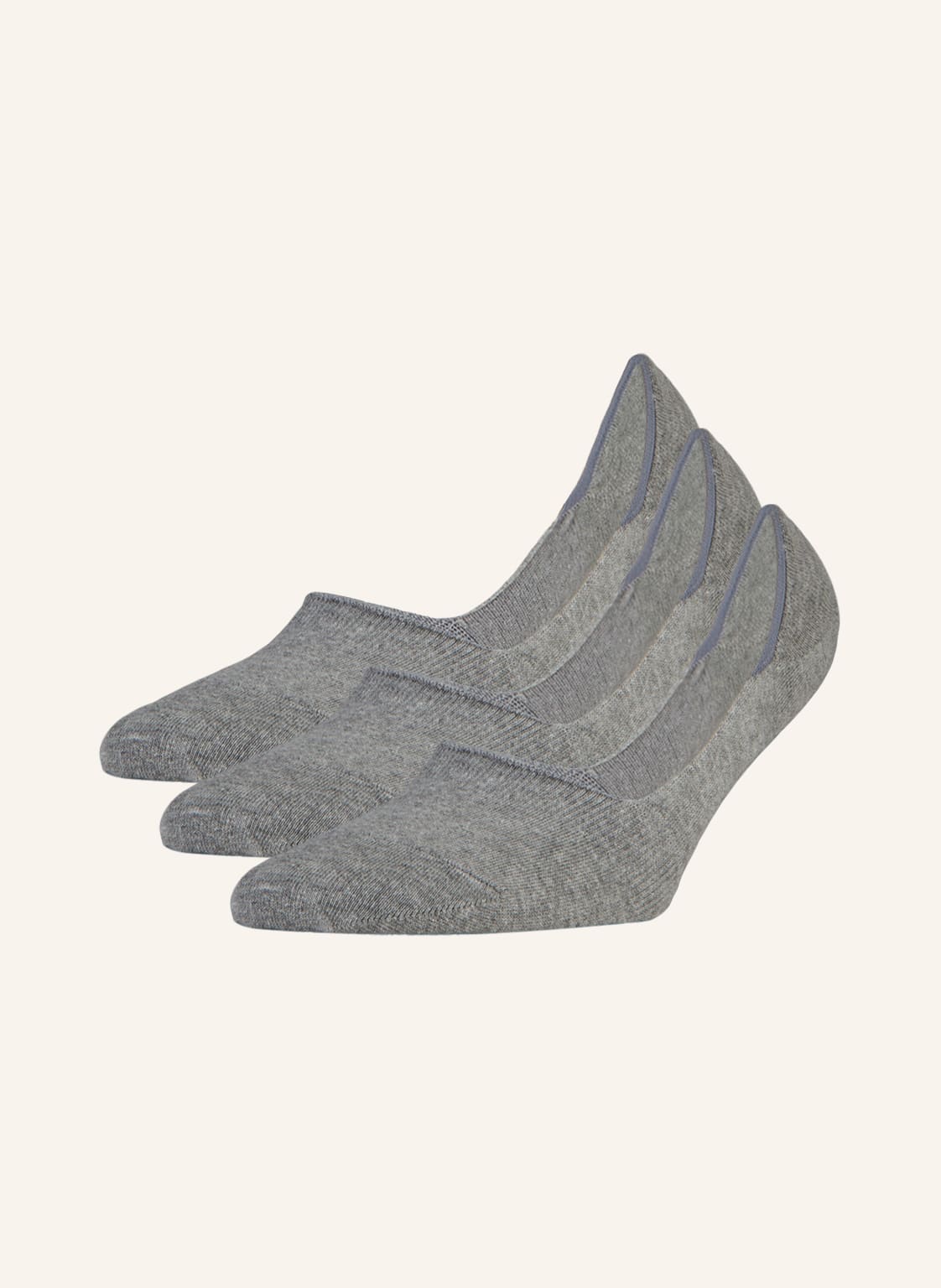 Image of Falke 3er-Pack Füßlinge Step grau