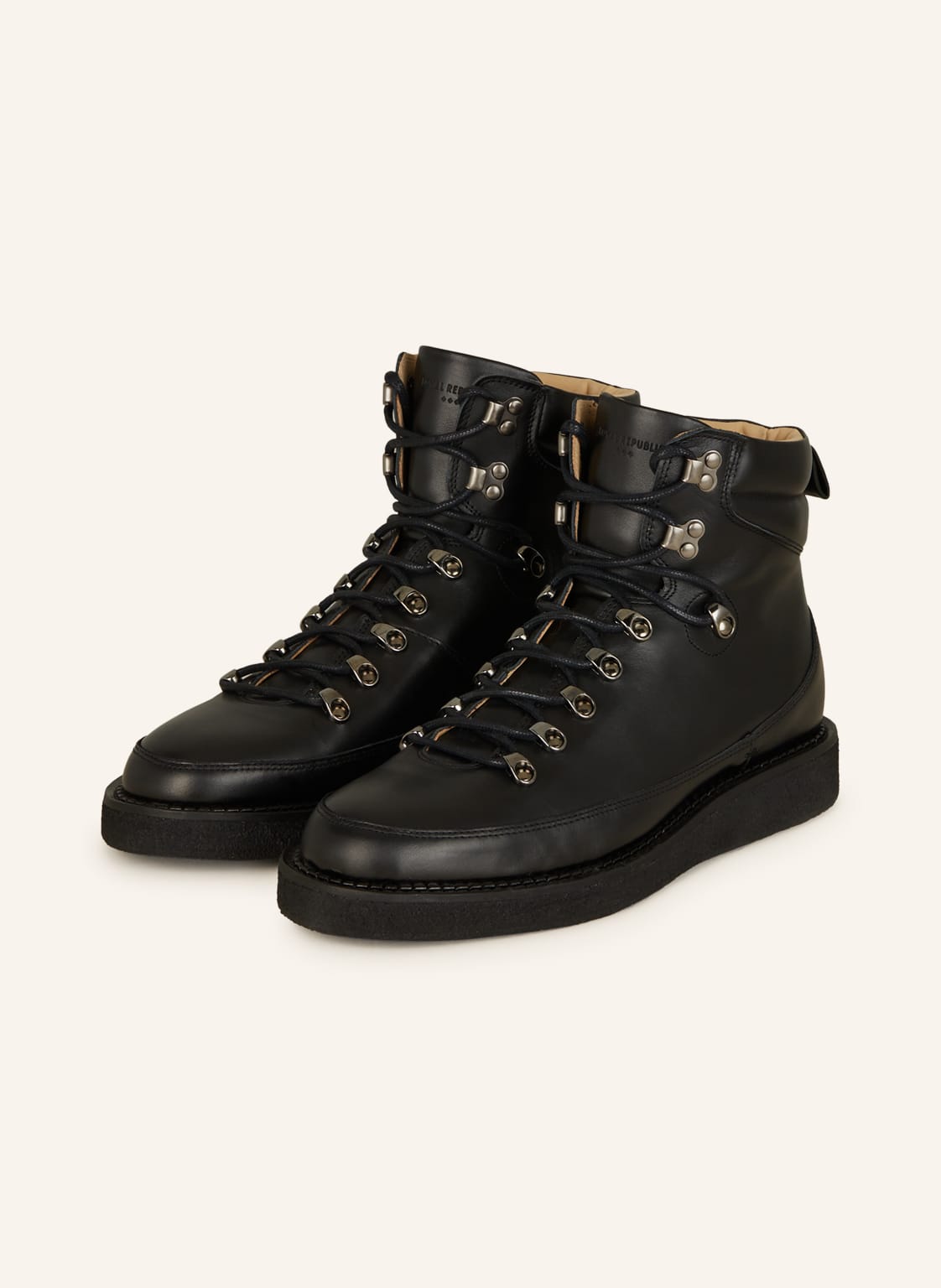 Image of Royal Republiq Schnürboots Tediq schwarz
