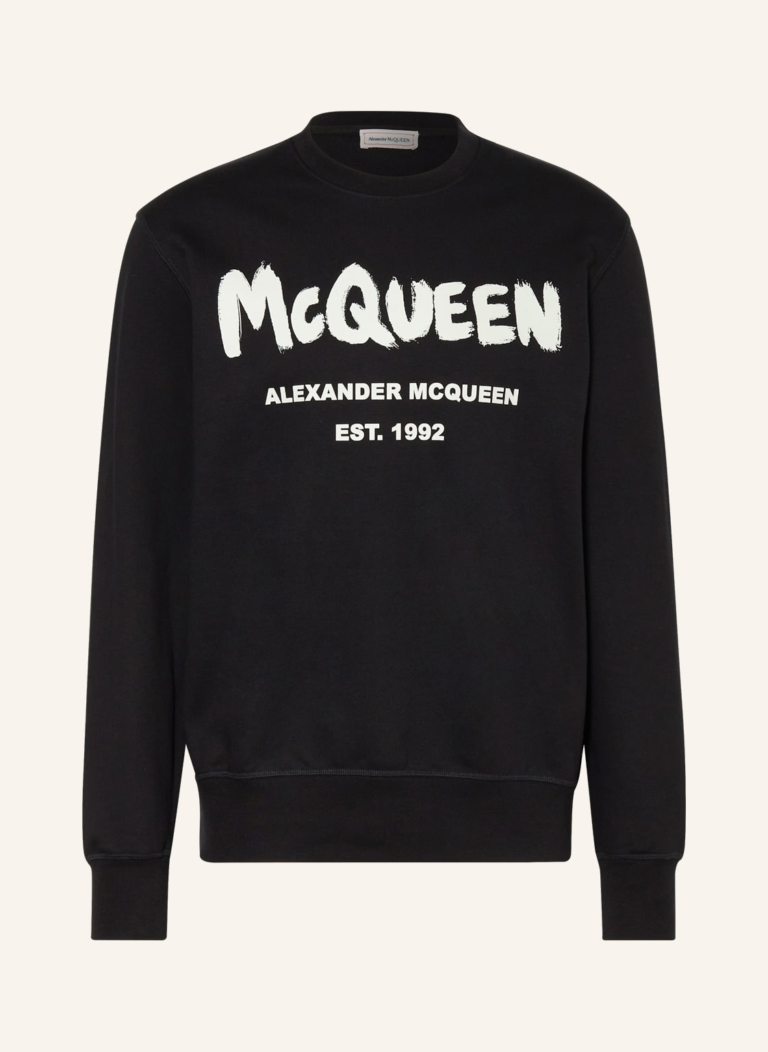 Image of Alexander Mcqueen Sweatshirt schwarz