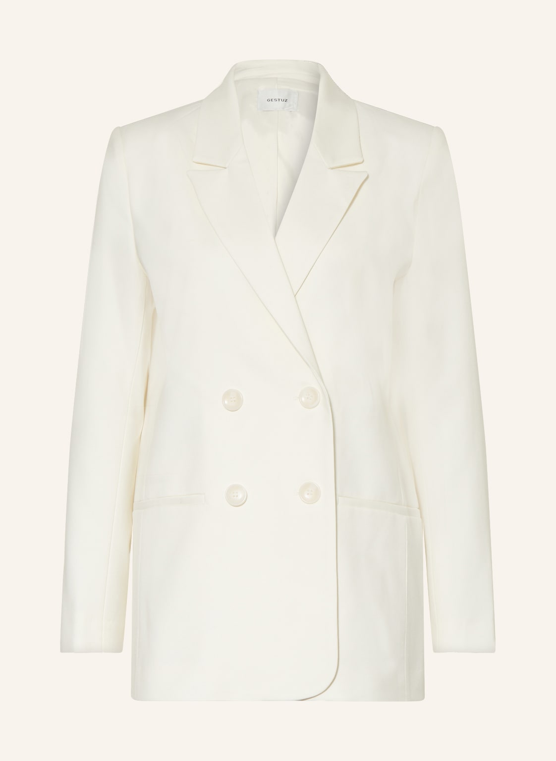 Image of Gestuz Longblazer Paulagz weiss