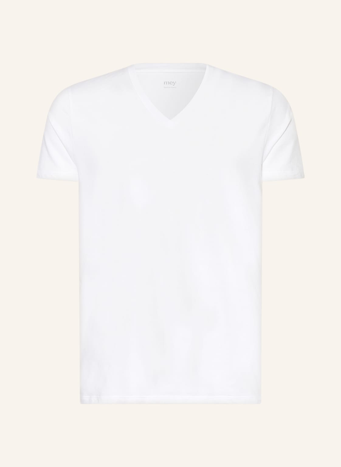 Image of Mey Schlafshirt Serie Dry Cotton Colour weiss