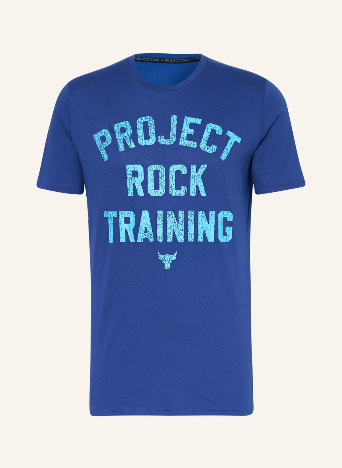 Image of Under Armour T-Shirt Ua Project Rock Training blau