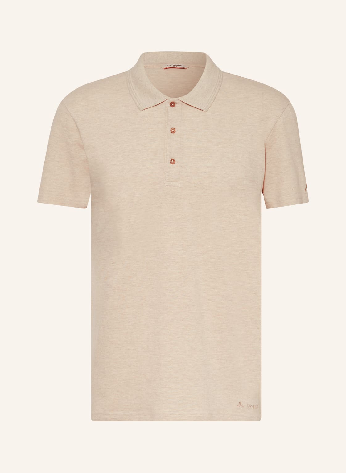 Image of Vaude Funktions-Poloshirt Redmont beige