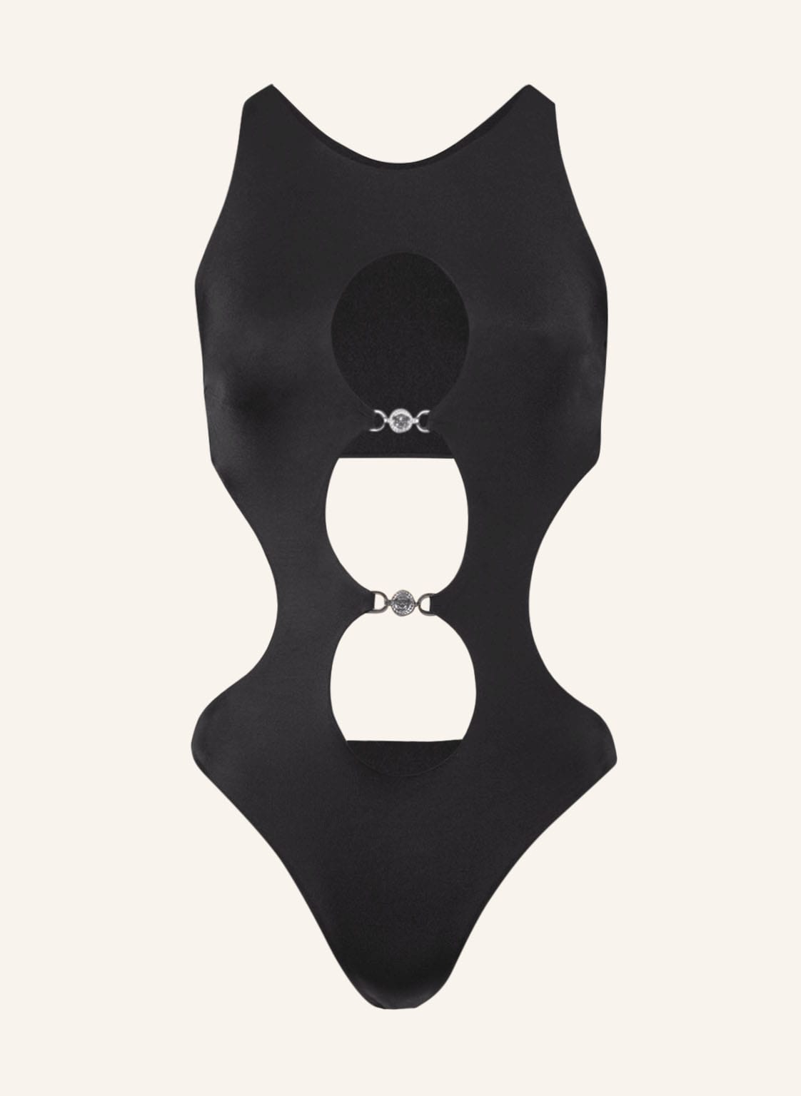 Image of Versace Monokini Cutout schwarz