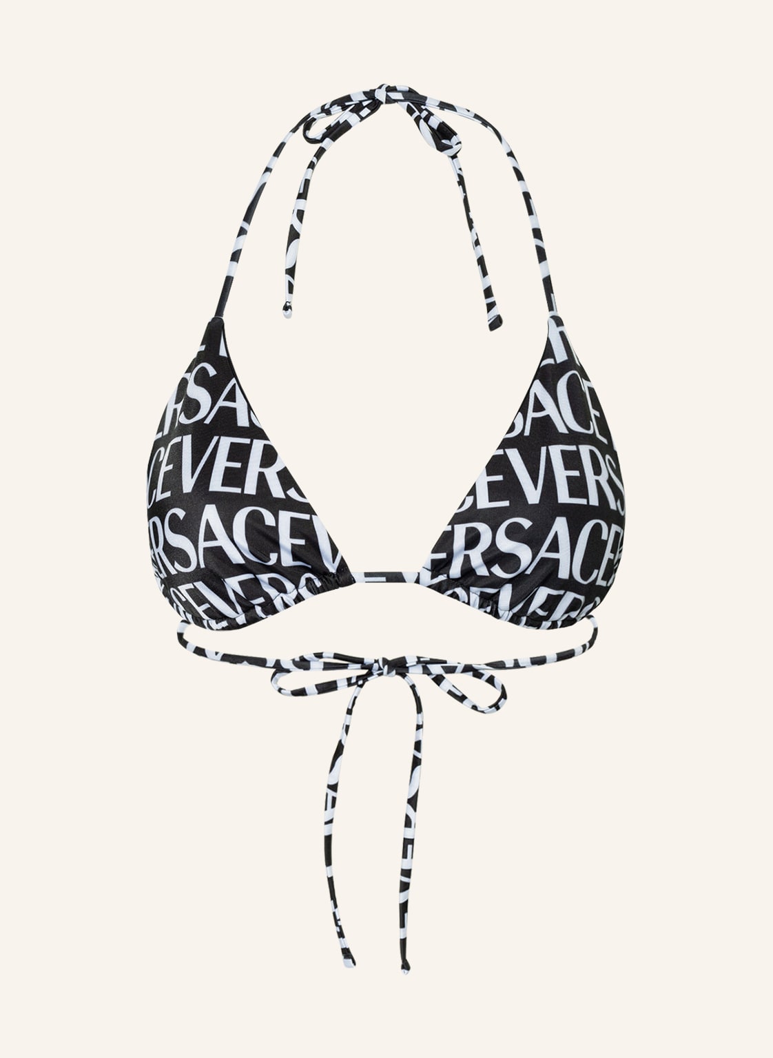 Image of Versace Triangel-Bikini-Top schwarz