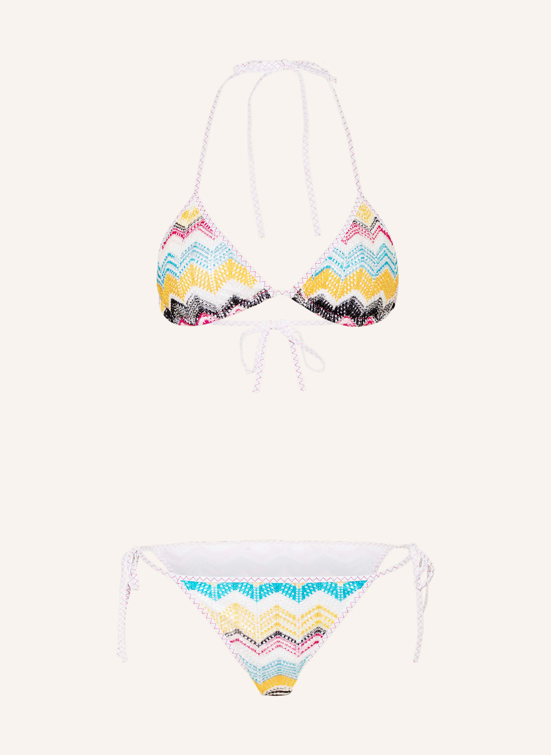 Image of Missoni Triangel-Bikini gelb
