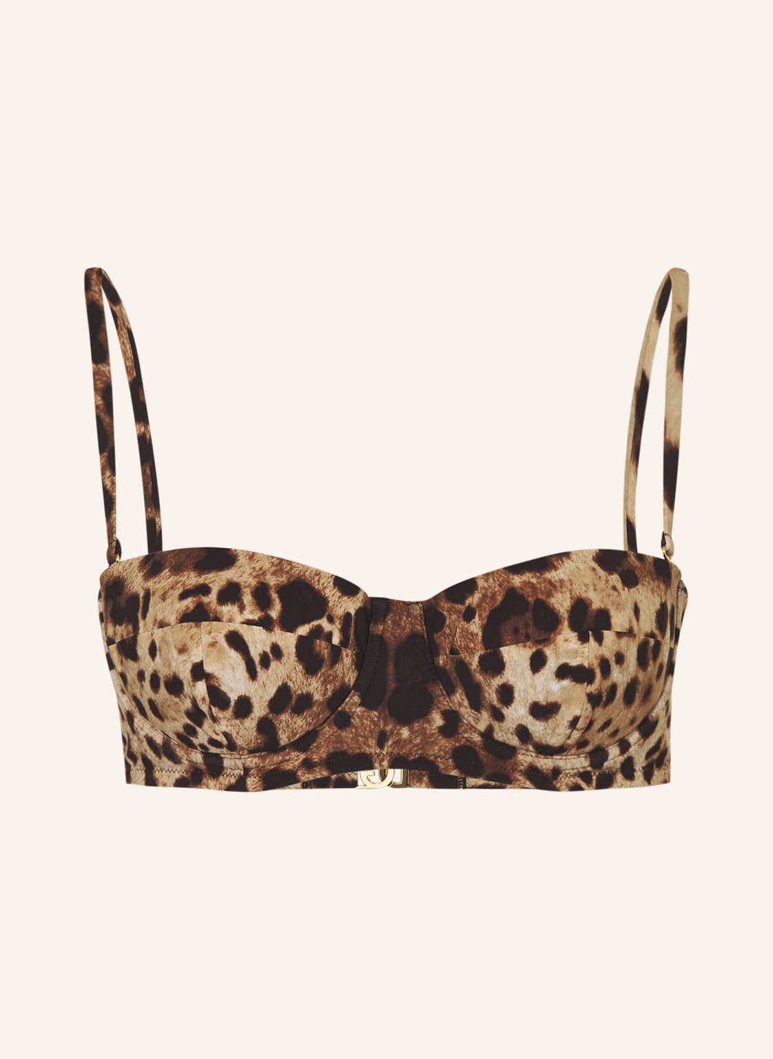 Image of Dolce & Gabbana Bügel-Bikini-Top braun