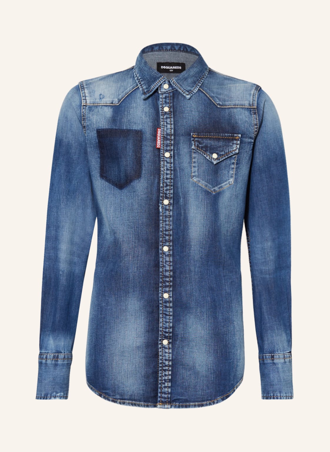 Image of dsquared2 Jeanshemd blau