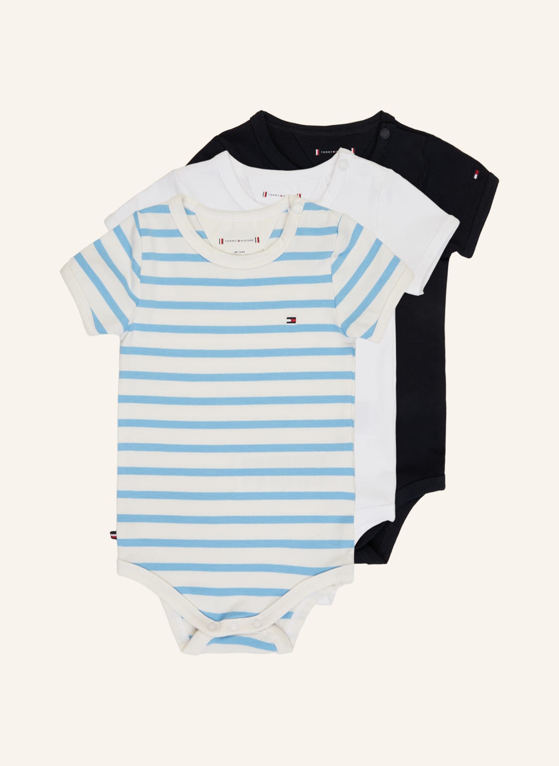 Image of Tommy Hilfiger 3er-Pack Bodies blau