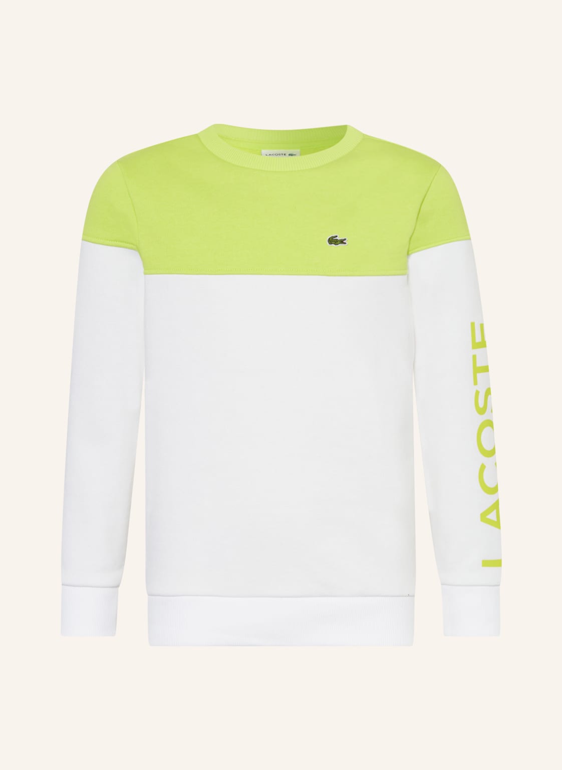 Image of Lacoste Sweatshirt gelb