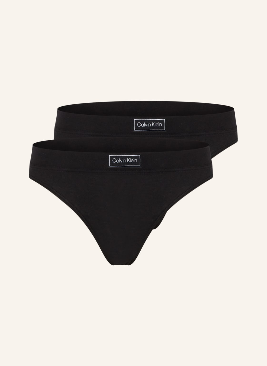 Image of Calvin Klein 2er-Pack Slips Modern Cotton schwarz