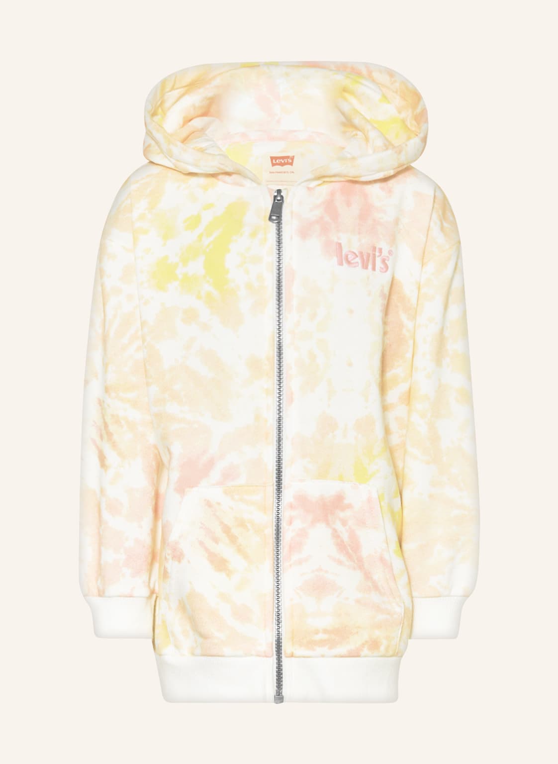 Image of Levi's® Oversized-Sweatjacke weiss