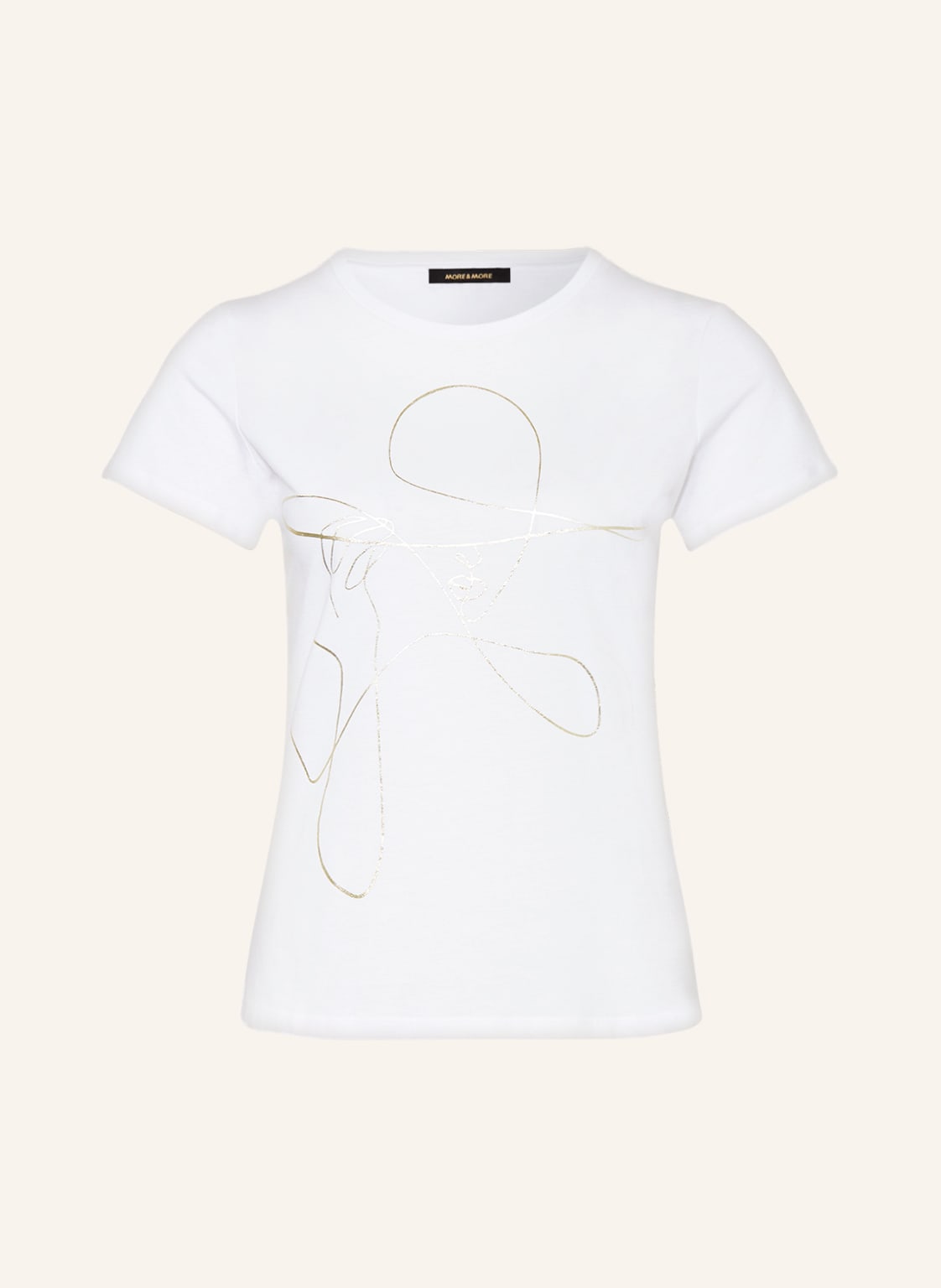 Image of More & More T-Shirt weiss