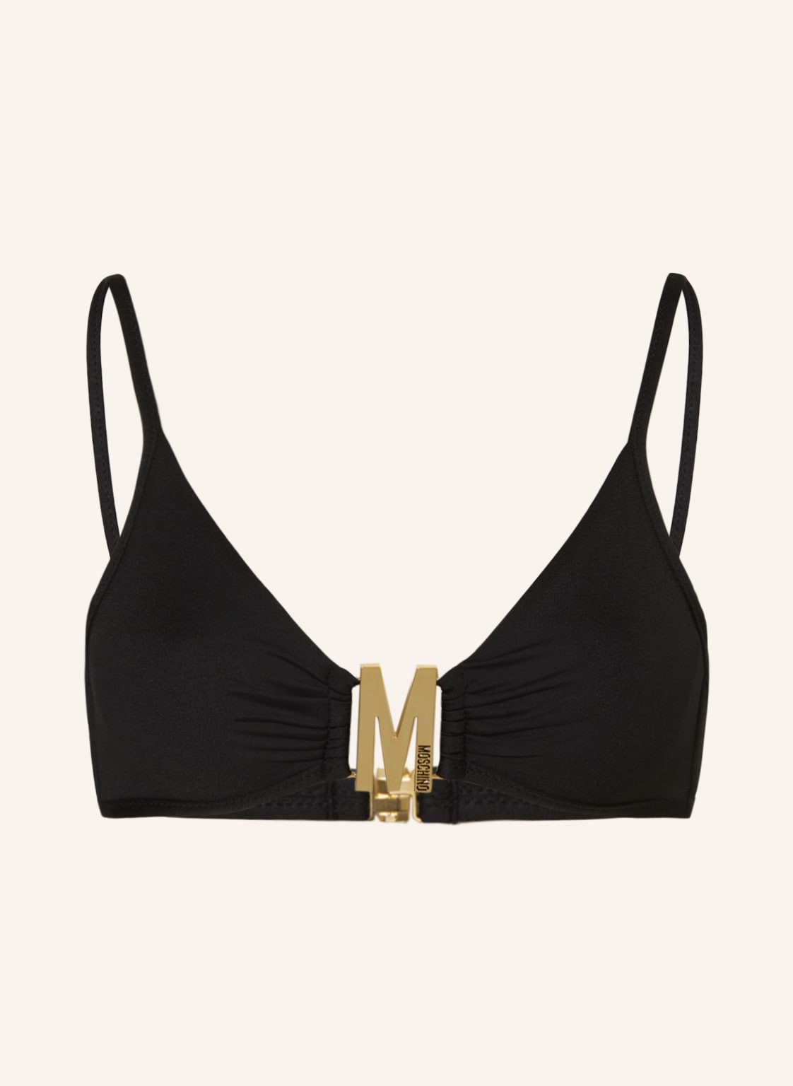 Image of Moschino Triangel-Bikini-Top schwarz