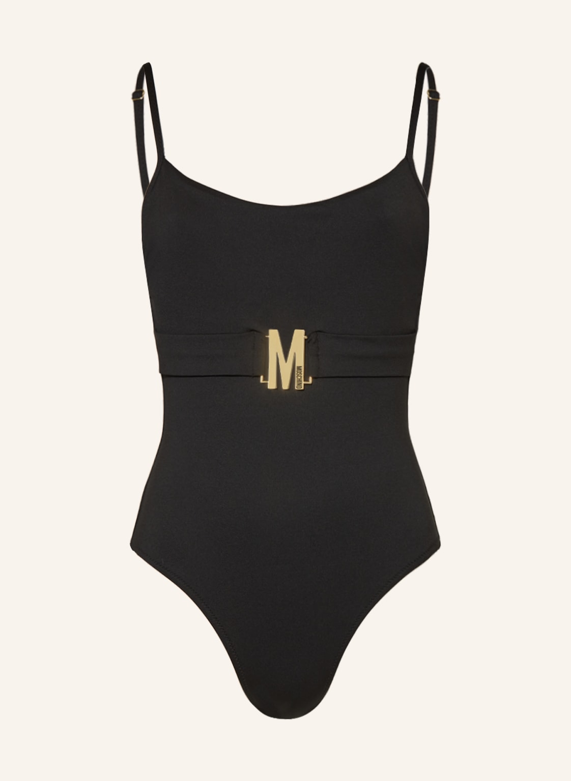 Image of Moschino Bügel-Badeanzug schwarz