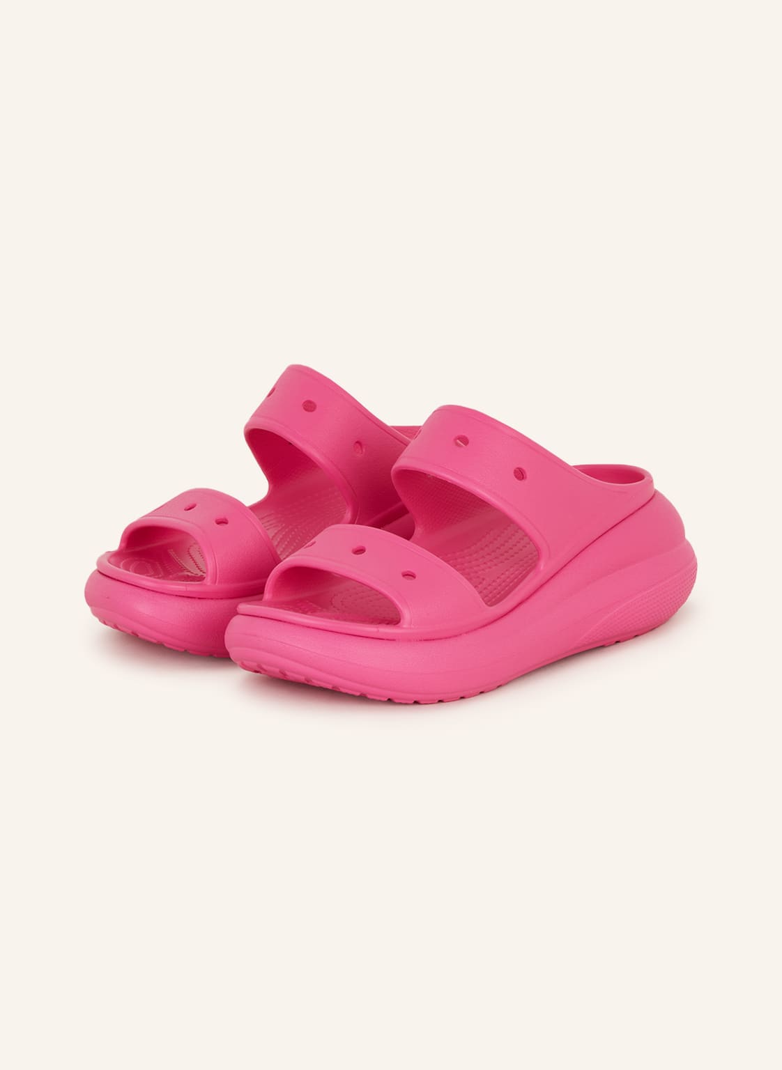 Image of Crocs Plateau-Pantoletten pink