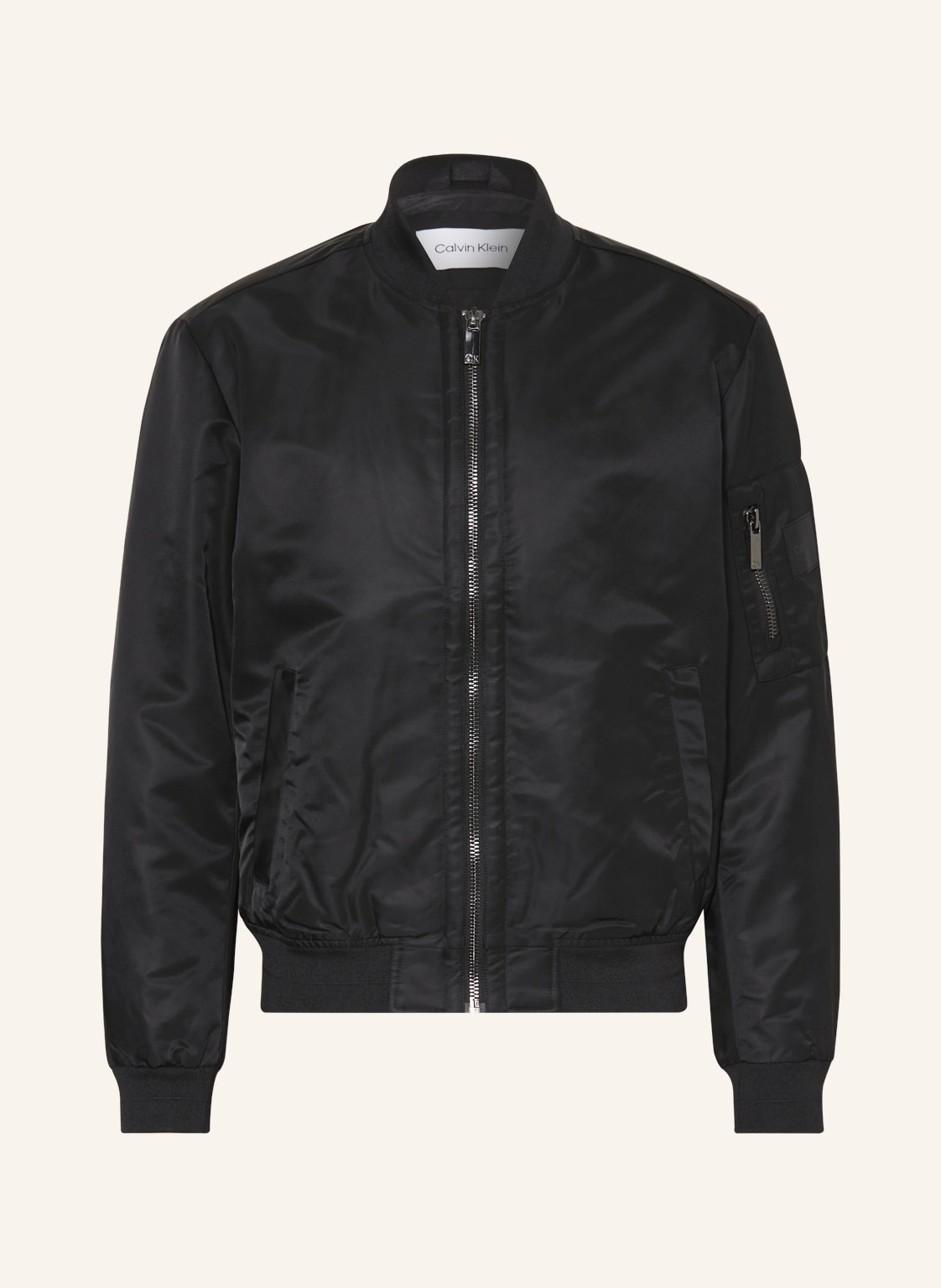 Image of Calvin Klein Satinblouson schwarz