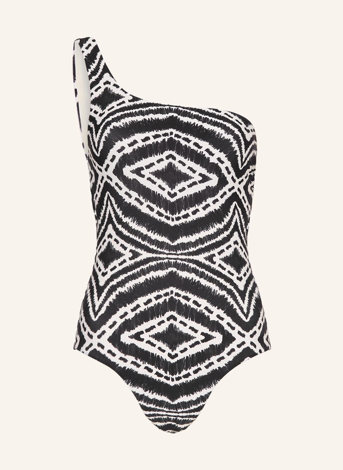Image of Seafolly One-Shoulder-Badeanzug Zanzibar schwarz