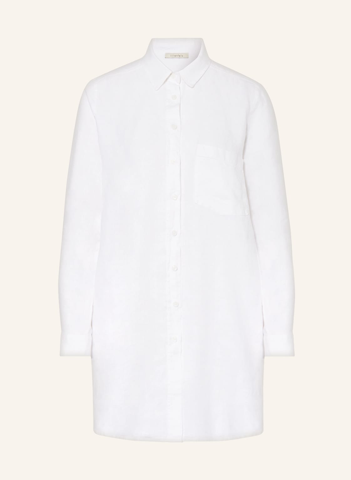 Image of Lilienfels Hemdbluse Aus Leinen weiss