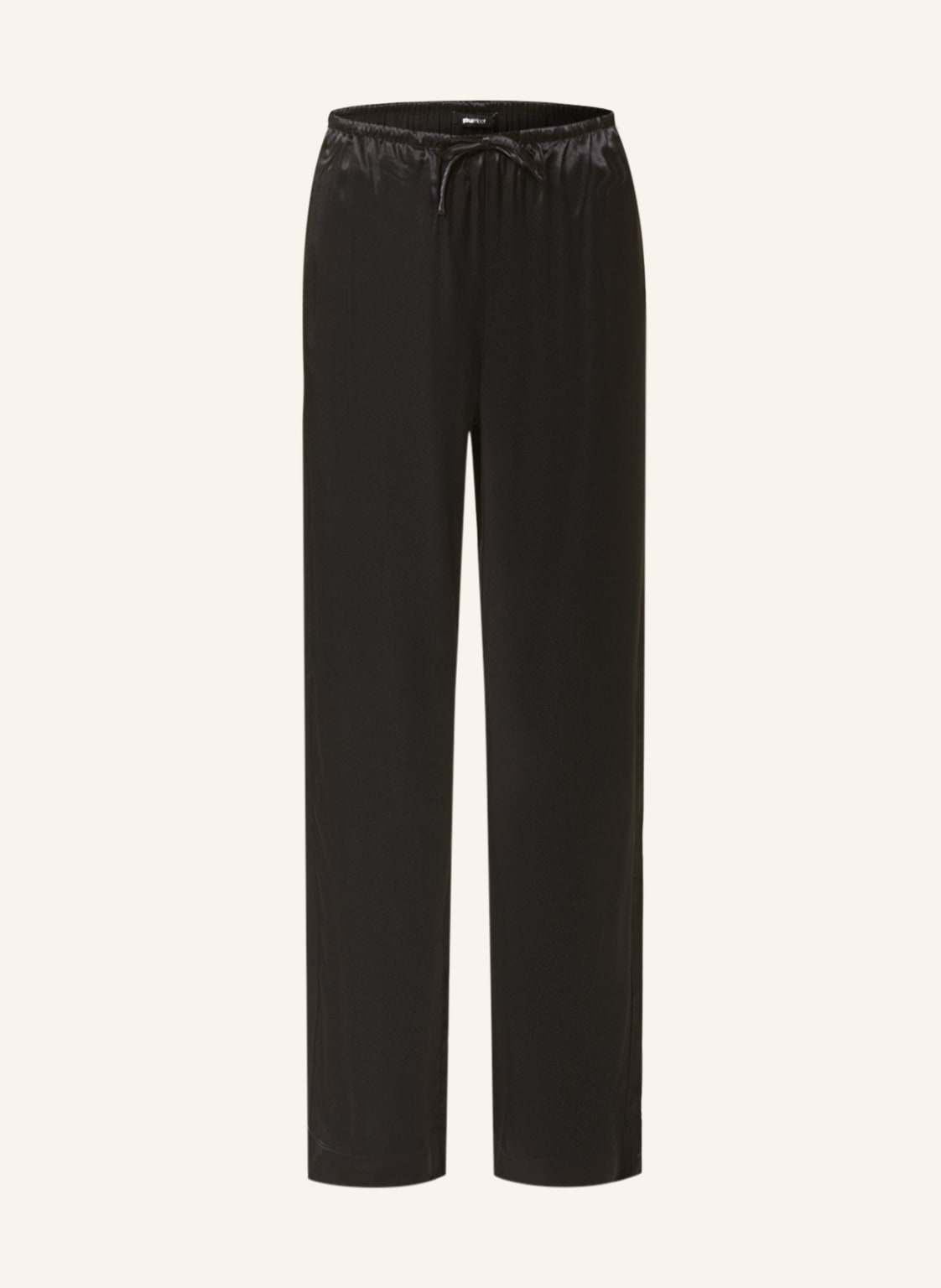 Image of Gina Tricot Marlenehose Daria Aus Satin schwarz