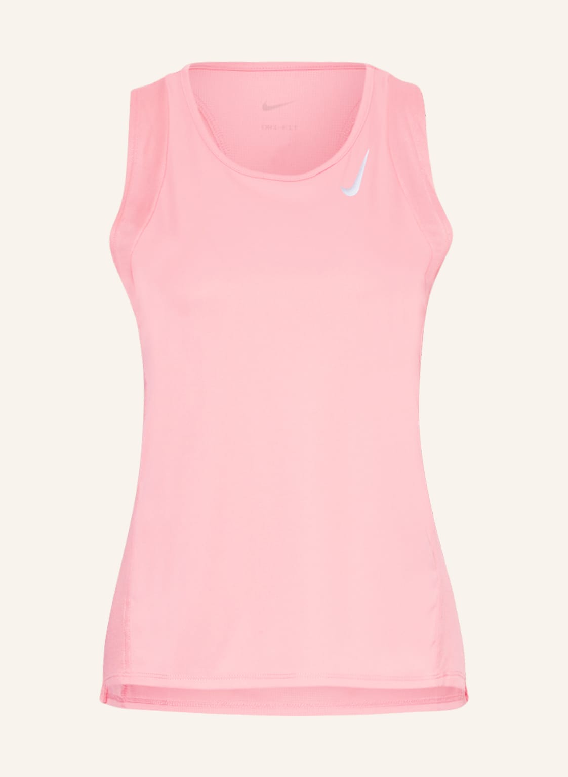 Image of Nike Lauf-Top Dri-Fit Race Mit Mesh pink