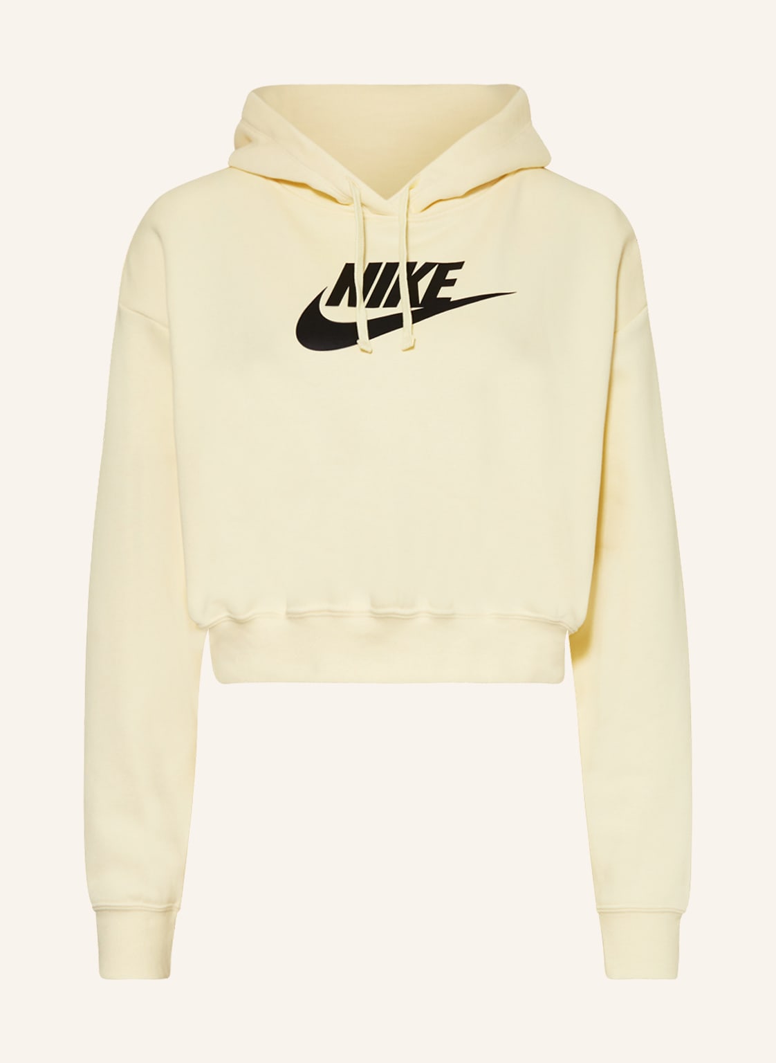 Image of Nike Cropped-Hoodie Sportswear Club beige