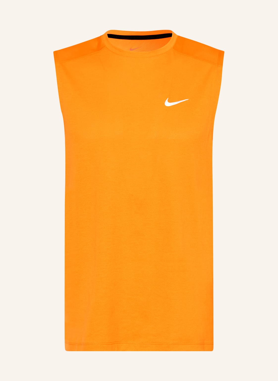 Image of Nike Lauftop Dri-Fit Run Division Rise 365 Mit Mesh orange