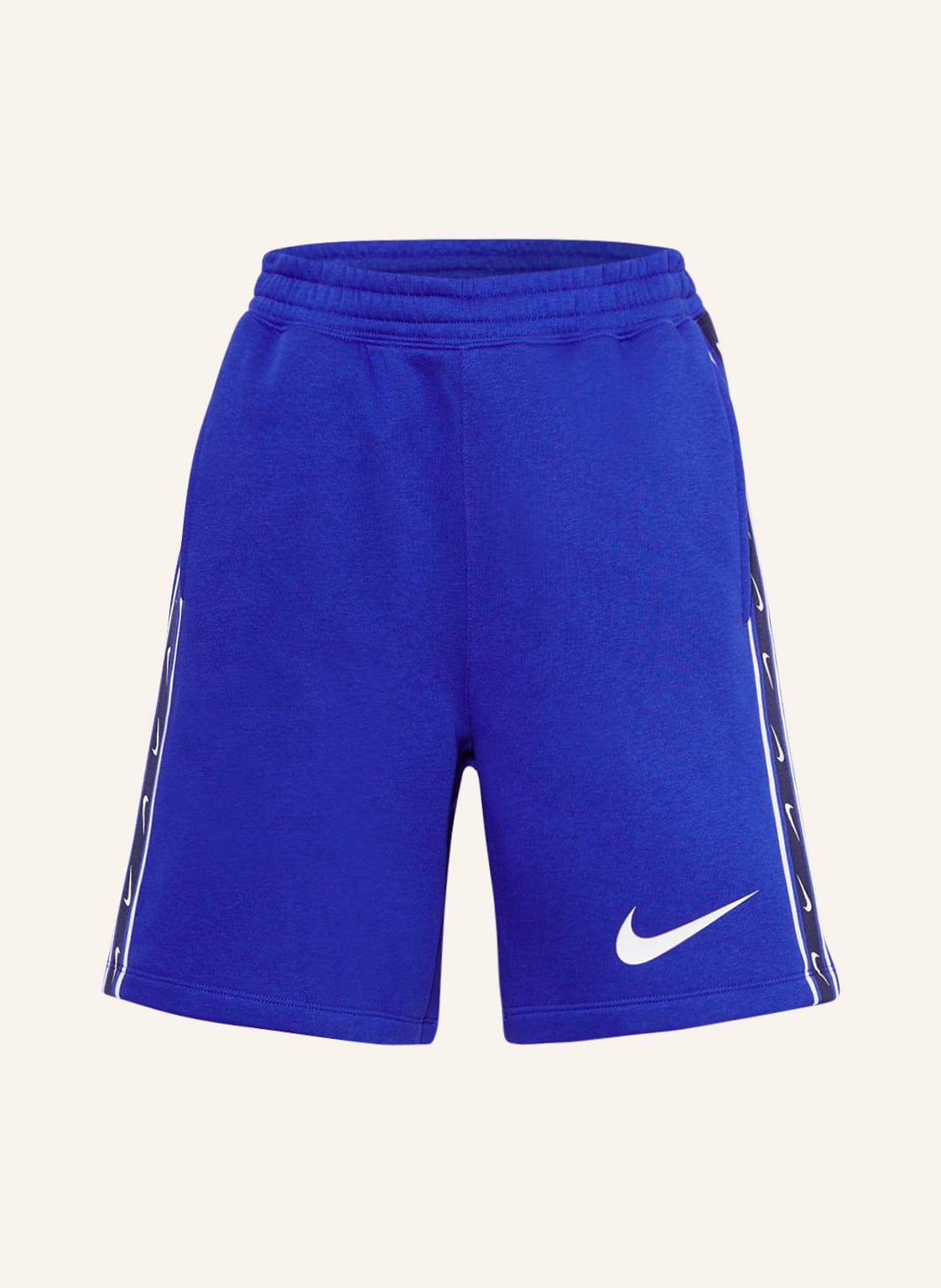 Image of Nike Sweatshorts Mit Galonstreifen blau
