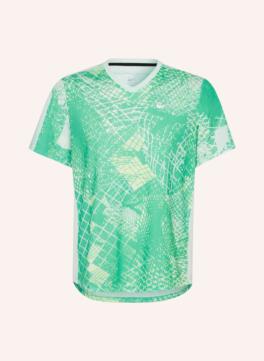 Image of Nike T-Shirt Court Dri-Fit Victory Aus Mesh gruen
