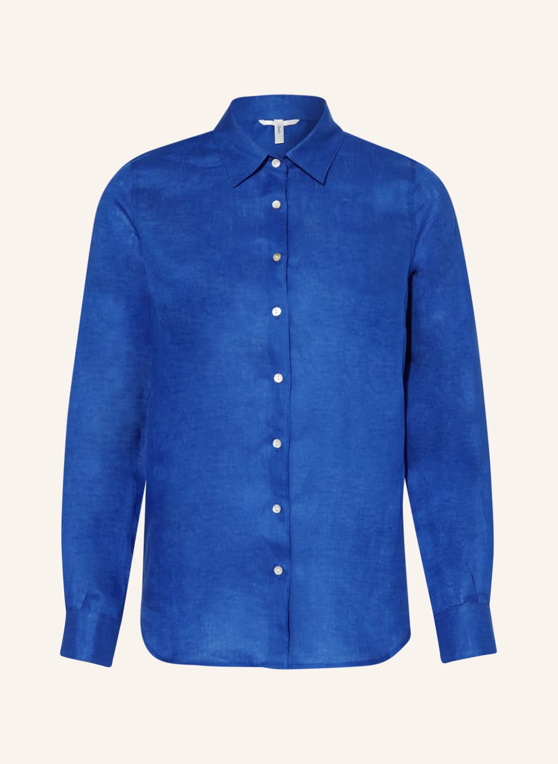 Image of Sophie Hemdbluse Magetta Aus Leinen blau