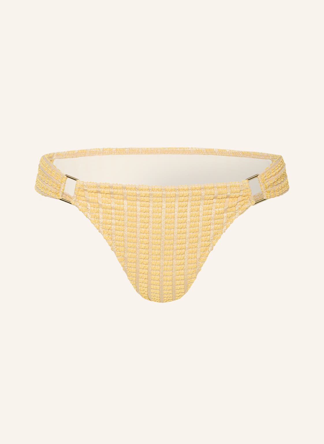 Image of Watercult Brazilian-Bikini-Hose Retro Signature gelb