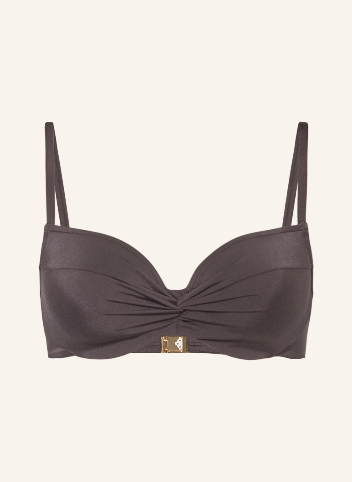 Image of Maryan Mehlhorn Bügel-Bikini-Top Elevation grau