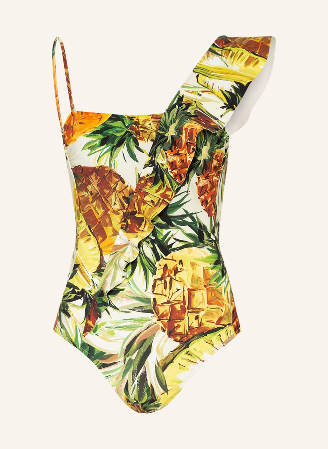 Image of Maryan Mehlhorn One-Shoulder-Badeanzug Optimist gelb