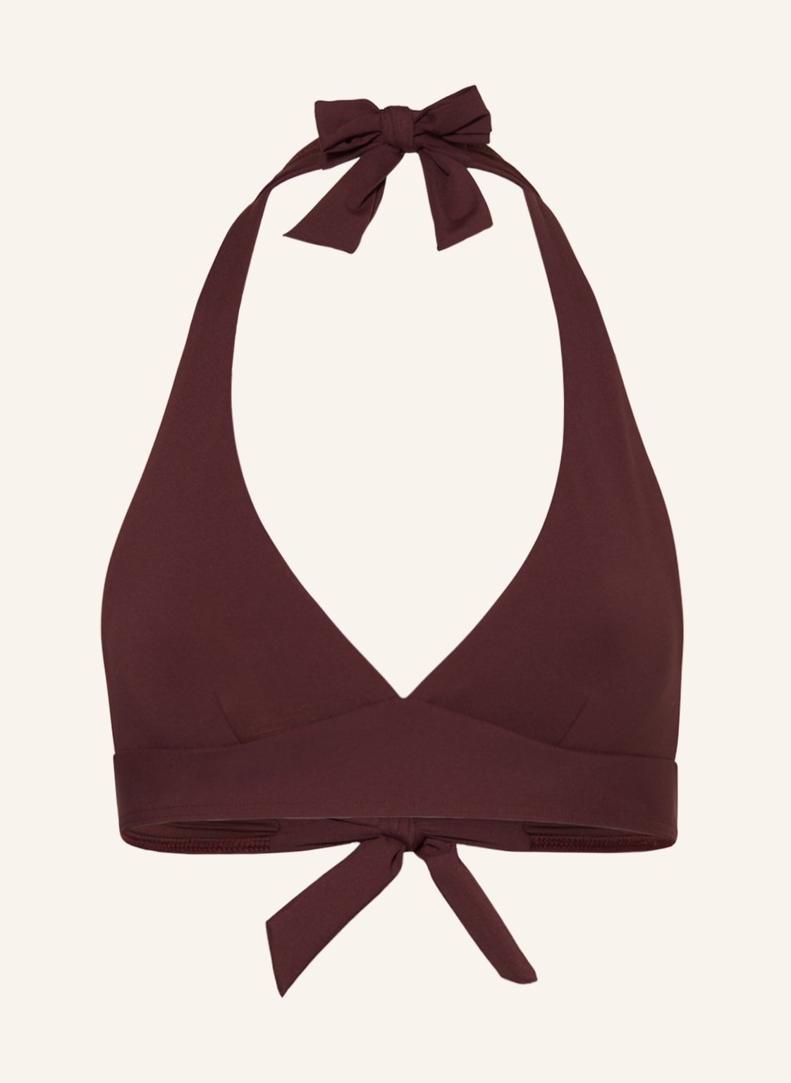 Image of Maryan Mehlhorn Neckholder-Bikini-Top Softline braun