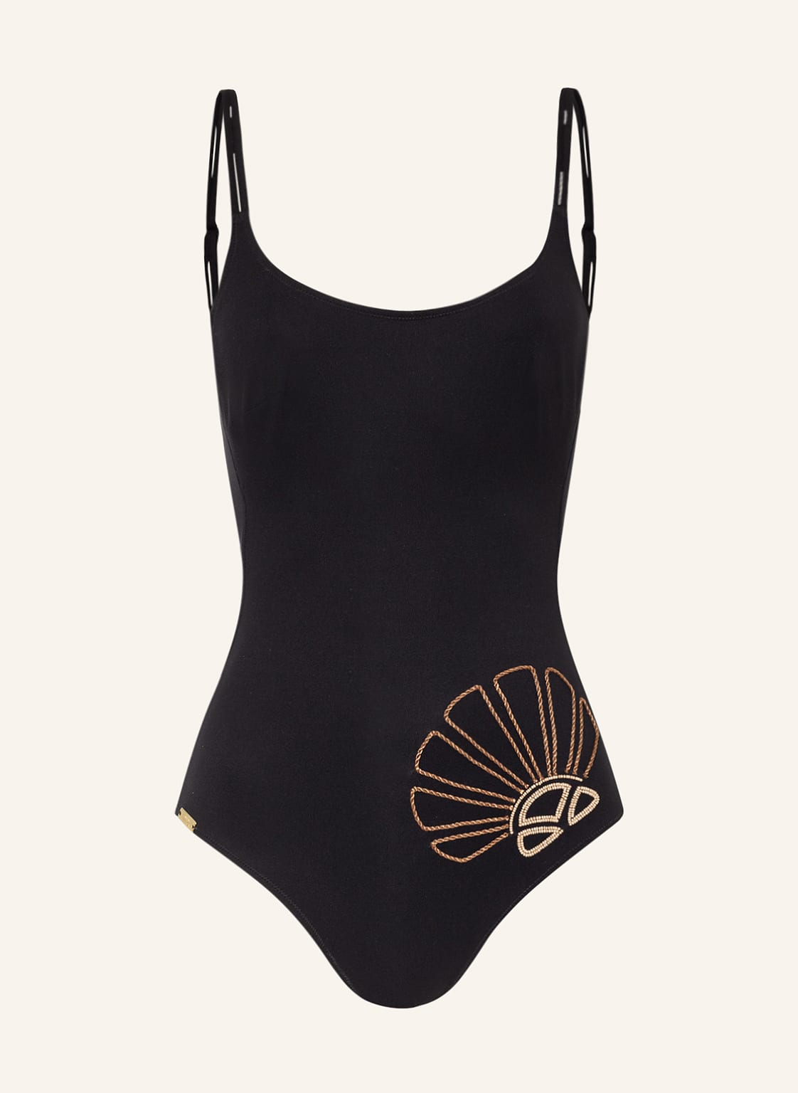 Image of Maryan Mehlhorn Bügel-Badeanzug Venus Mit Schmuckperlen schwarz