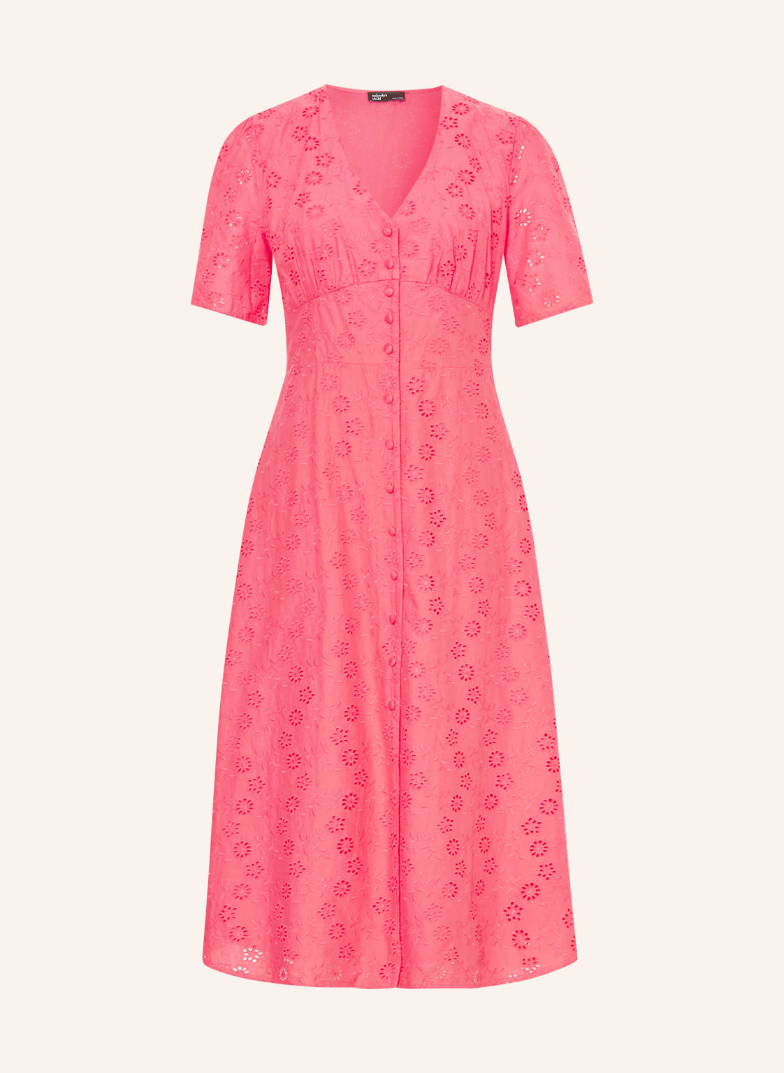 Image of Nobody's Child Kleid Mit Lochspitze pink