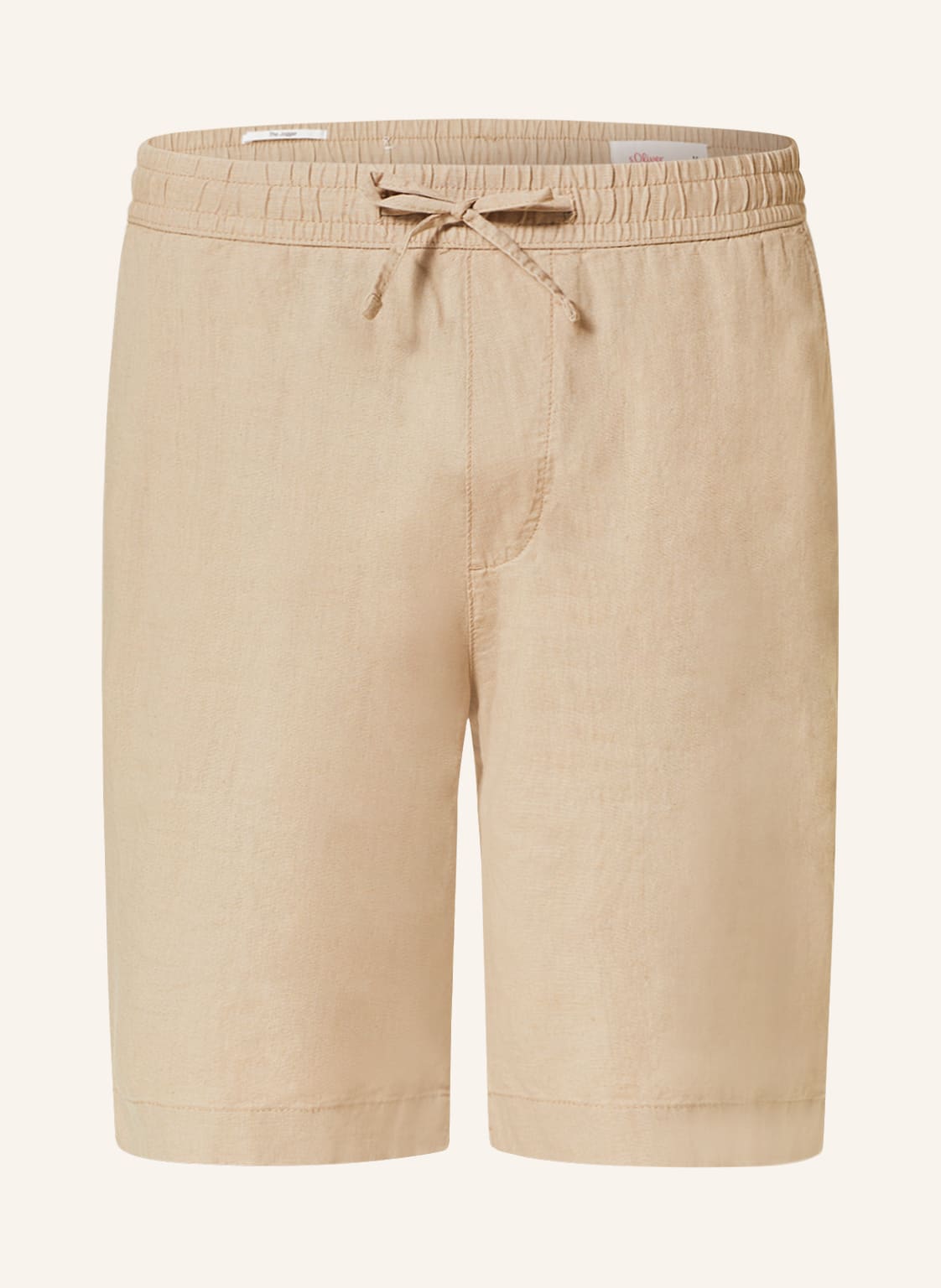 Image of S.Oliver Red Shorts Relaxed Fit Mit Leinen braun