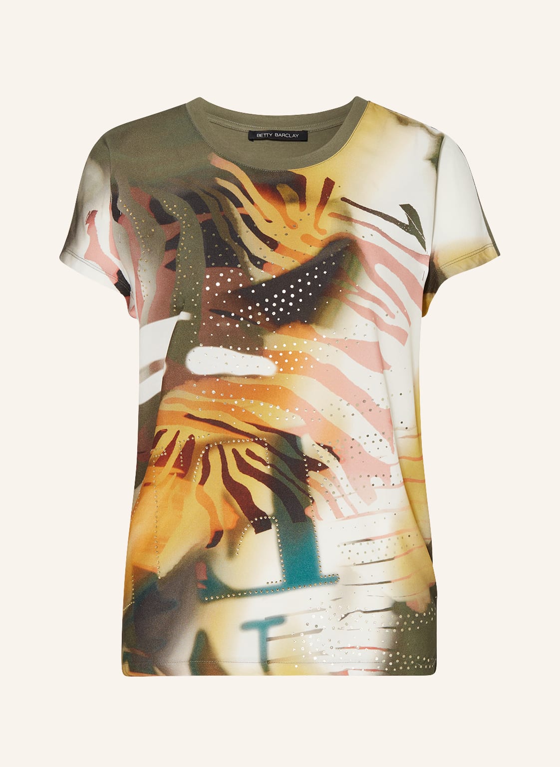 Image of Betty Barclay Blusenshirt Im Materialmix gruen