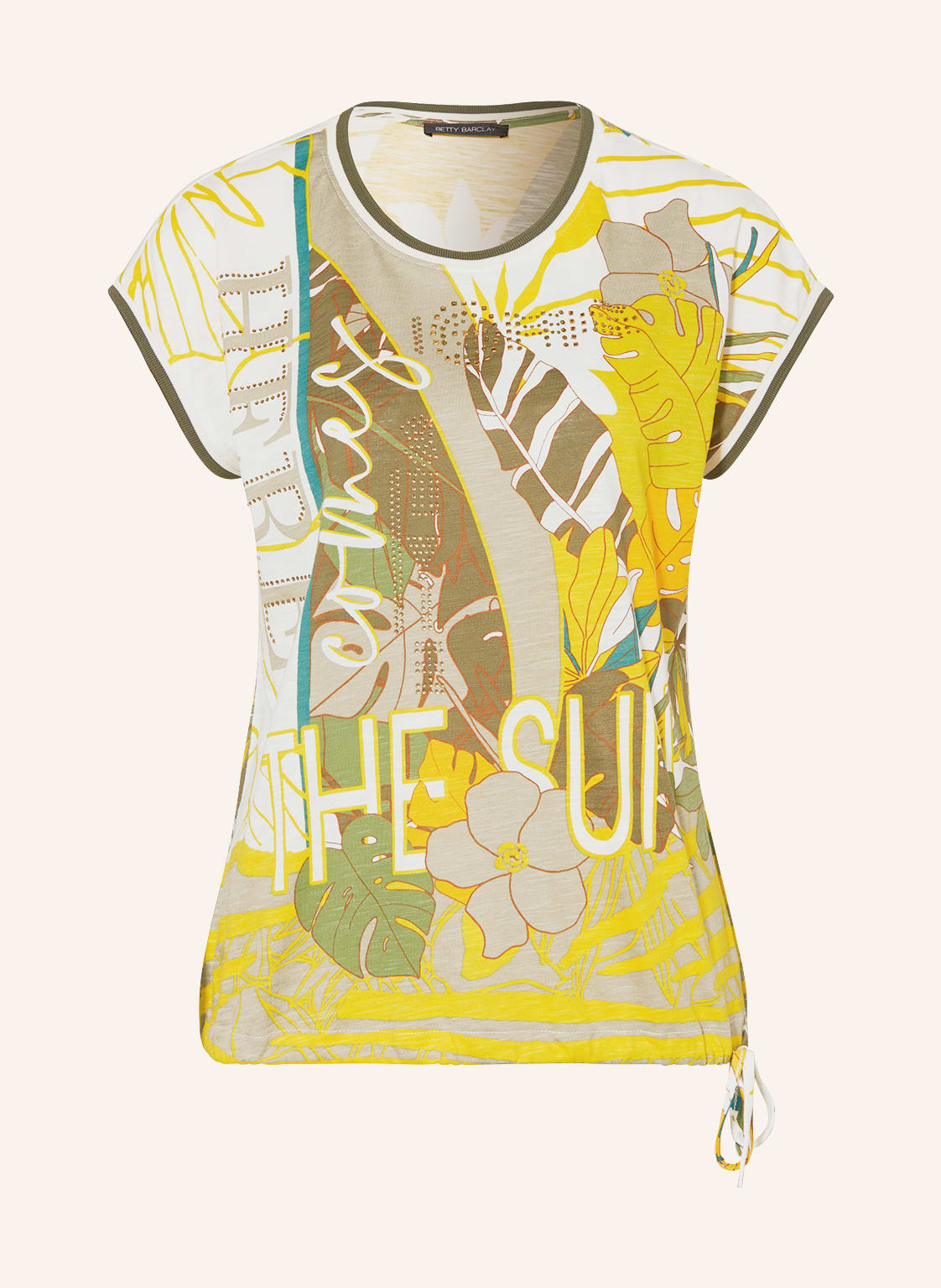 Image of Betty Barclay T-Shirt Mit Schmucksteinen gruen