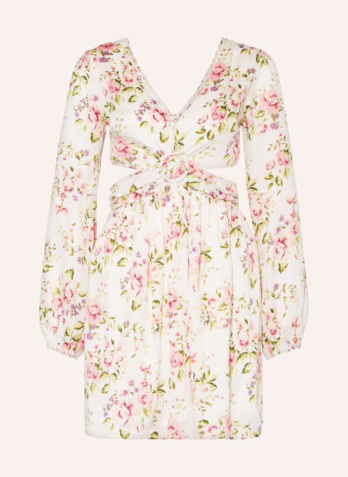 Image of Love Lolita Kleid Mabel Mit Cut-Outs weiss